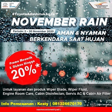 Promo Spesial November Rain Dealer Toyota Solo